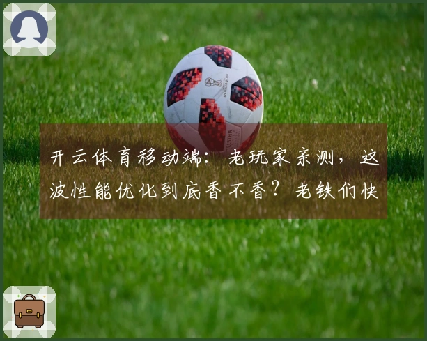 开云体育移动端：老玩家亲测，这波性能优化到底香不香？老铁们快来围观！